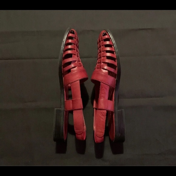 JG Hook Shoes Woven Leather Sling Back Shoes By Jg Hook Poshmark